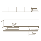 メラミンカウンター工事
